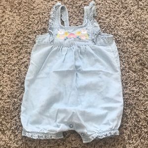 18m babygirl denim bodysuit